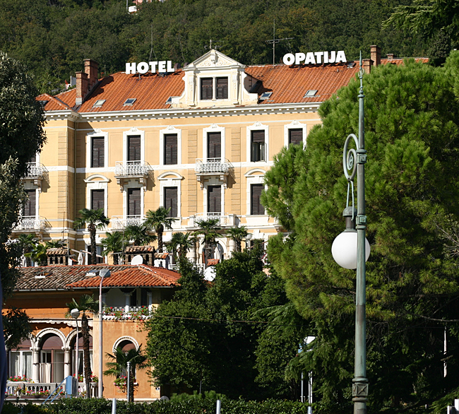 Hotel Opatija. Photograph ©2006 by Brian Cohen.