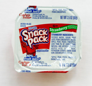 Hunt’s Snack Pack “Strawberry”