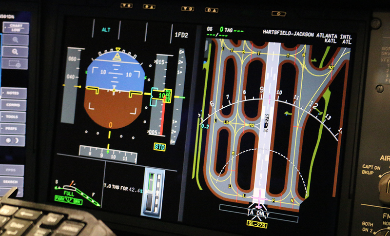 Airbus A350 flight simulator