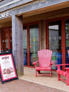 Red Chairs Prince Edward Island Canada