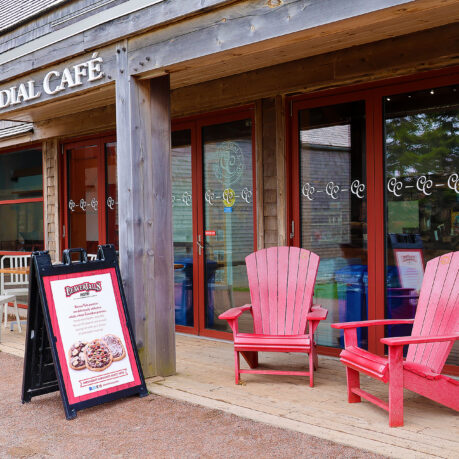 Red Chairs Prince Edward Island Canada