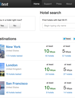 a screenshot of a hotel search