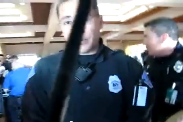 a man in a police uniform