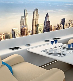 a table with plates and glasses on it