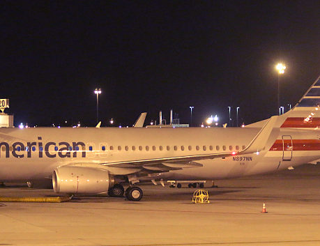 American Airlines N897NN Aircraft in Las Vegas