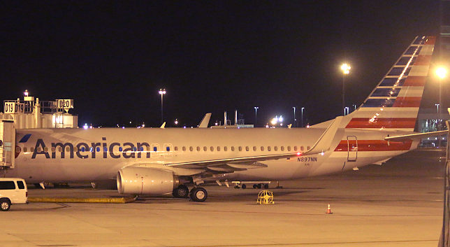 American Airlines N897NN Aircraft in Las Vegas