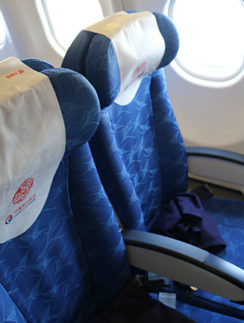 Seoul to Shanghai China Eastern Airlines seats