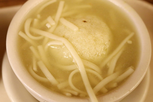 Chicken Soup matzo ball Shapiro’s Indianapolis