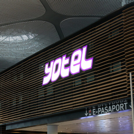 a sign on a building