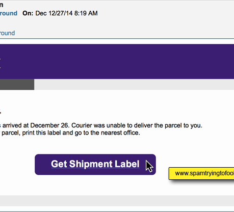 a screenshot of a mail