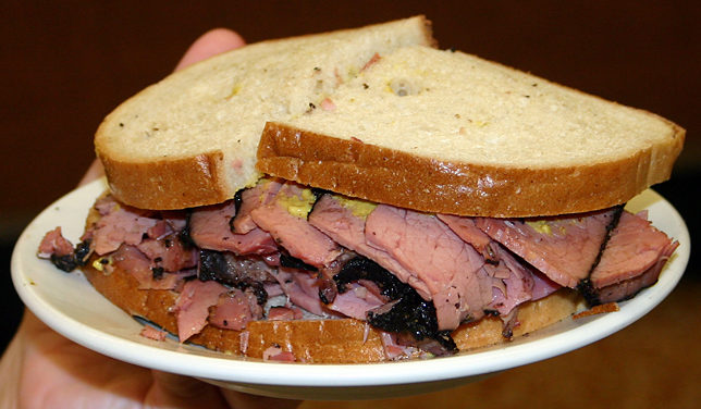 Pastrami Sandwich Katz Deli