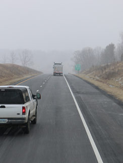 Snow Interstate 81 highway Virginia