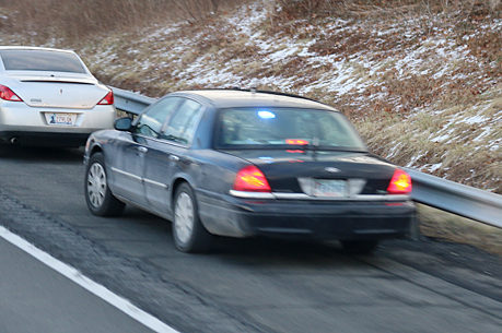 Police car Interstate 81 highway Virginia