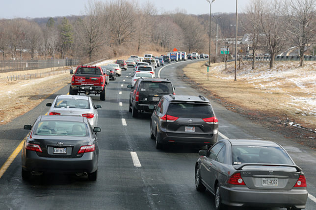 Interstate 66 highway traffic