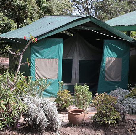 Tent camp site Kenya