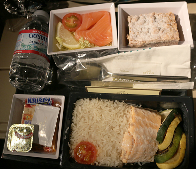 meal Etihad Airways