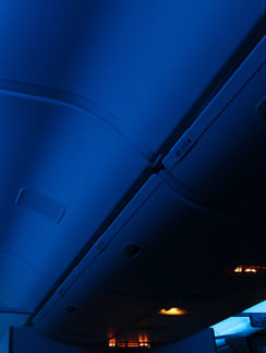 Overhead storage bin Etihad Airways