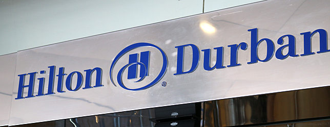 Hilton Durban sign