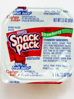strawberry gelatin snack pack