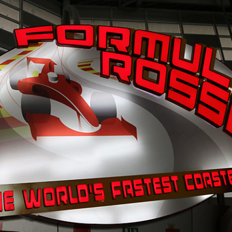 Formula Rossa roller coaster
