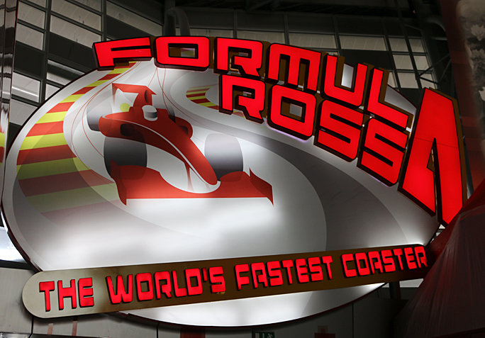 Formula Rossa roller coaster