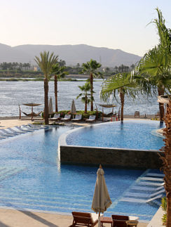Nile River Hilton Luxor Egypt