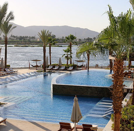 Nile River Hilton Luxor Egypt