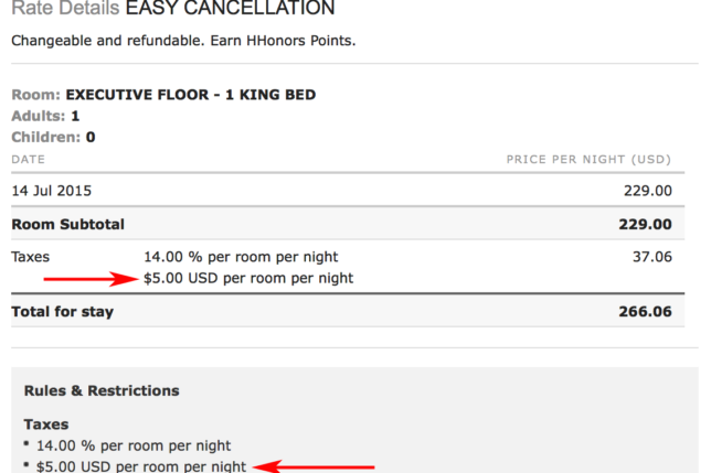 a screenshot of a hotel reservation