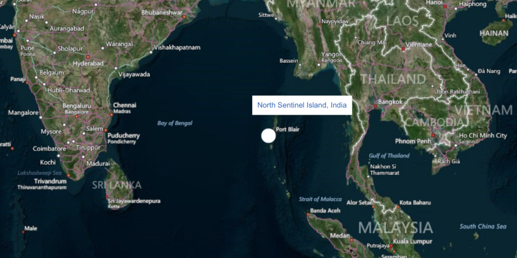 a map of the north and the sea