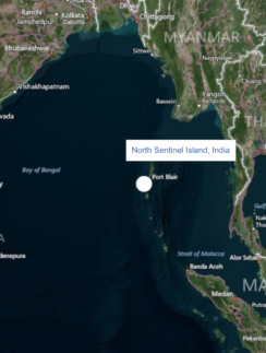 a map of the north and the sea