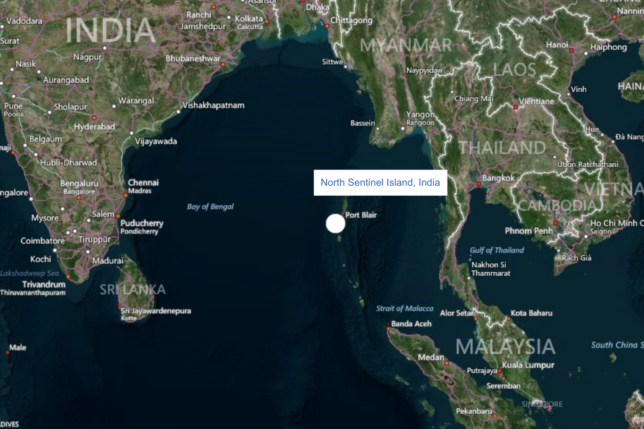a map of the north and the sea