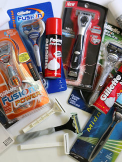 Razors and shaving cream