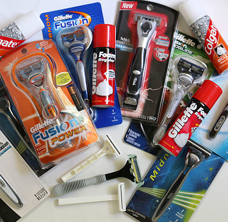 Razors and shaving cream