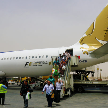 Gulf Air Airbus A321 airplane Cairo International Airport