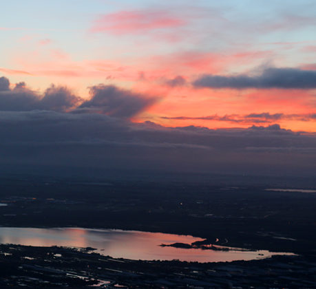 Sunrise clouds sky Amsterdam
