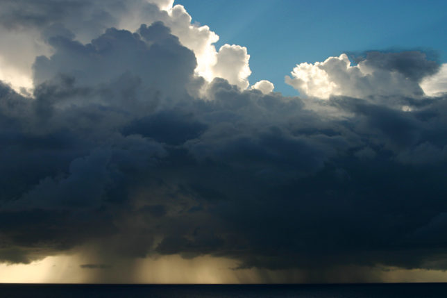 thunderstorm andaman sea phuket thailand
