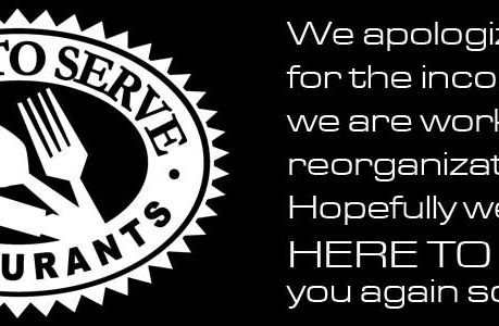 a black and white logo