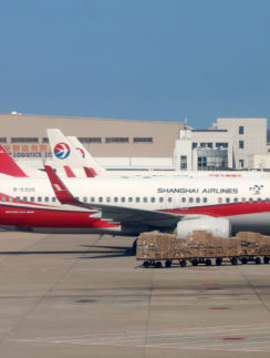 Shanghai Airlines airplanes
