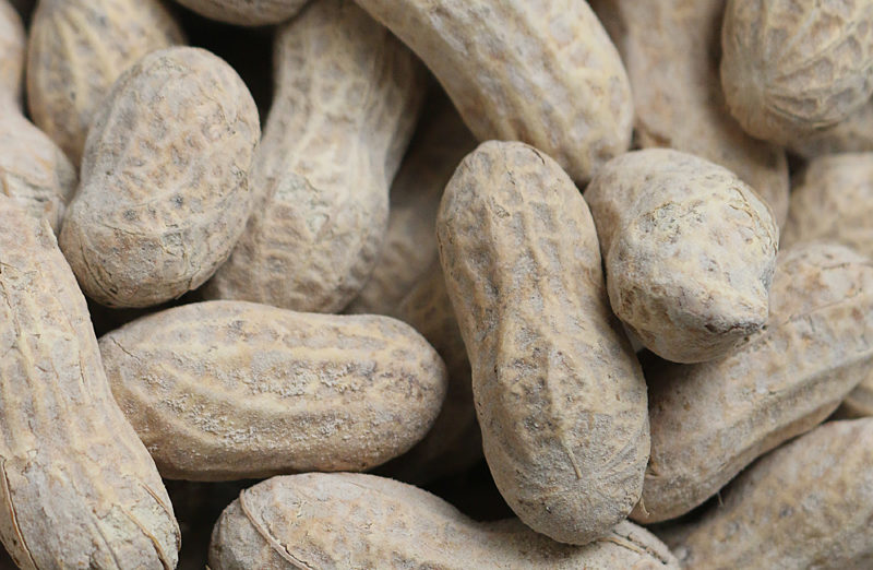 Peanuts close up