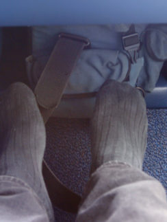Who is entitled to use the space underneath the seat to which you have been assigned? legroom