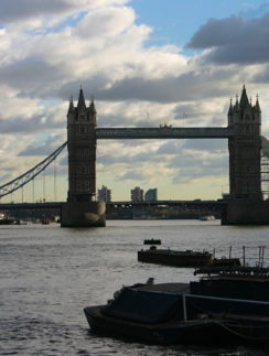 Tower bridge London England