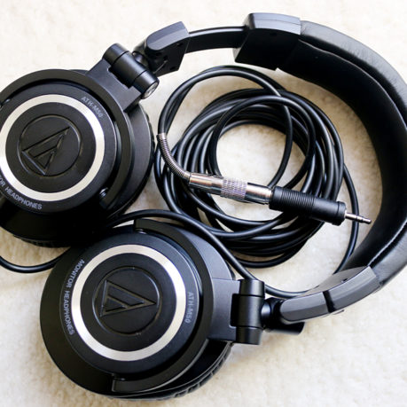 Audio Technica bulky noise canceling headphones
