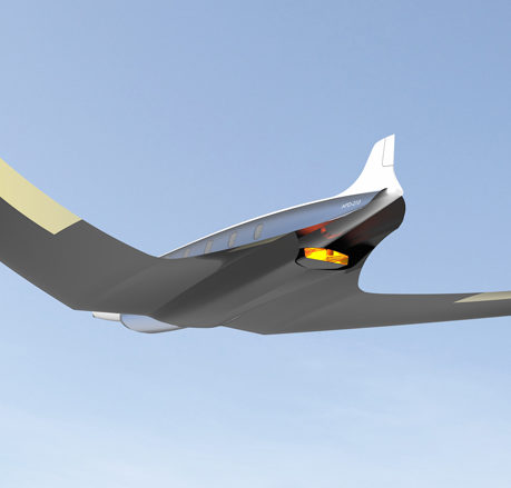 Antipode supersonic airplane