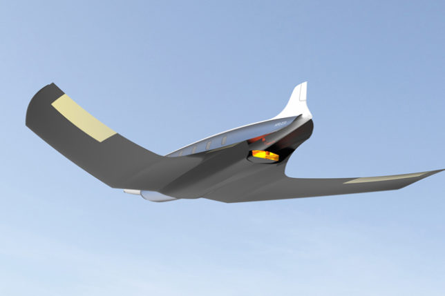 Antipode supersonic airplane