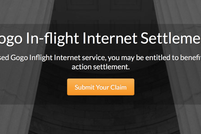 Gogo Inflight Lawsuit Settlement