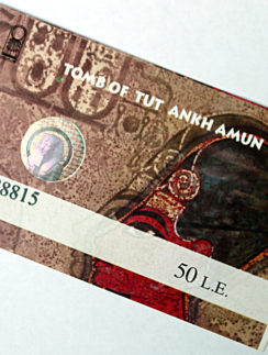 Ticket to Tomb of Tut Ankh Amun