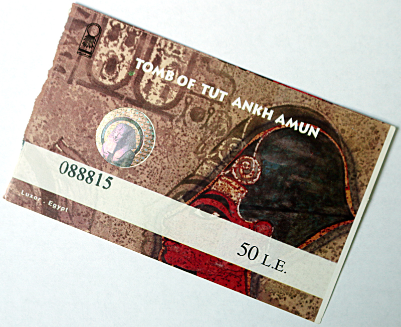 Ticket to Tomb of Tut Ankh Amun