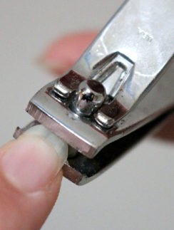 clipping nails