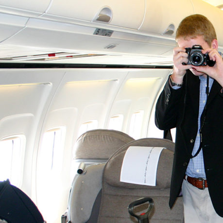 Ben Schlappig OpenSkies camera
