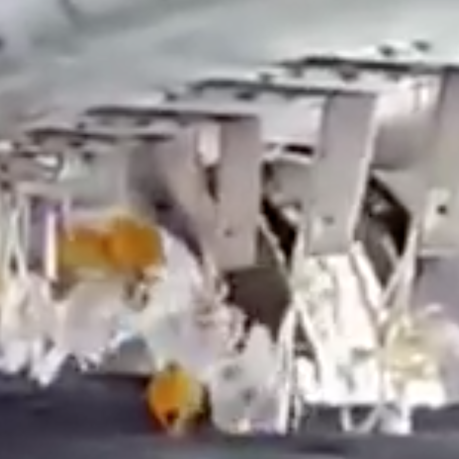 DAALLO Airlines hole blast in fuselage